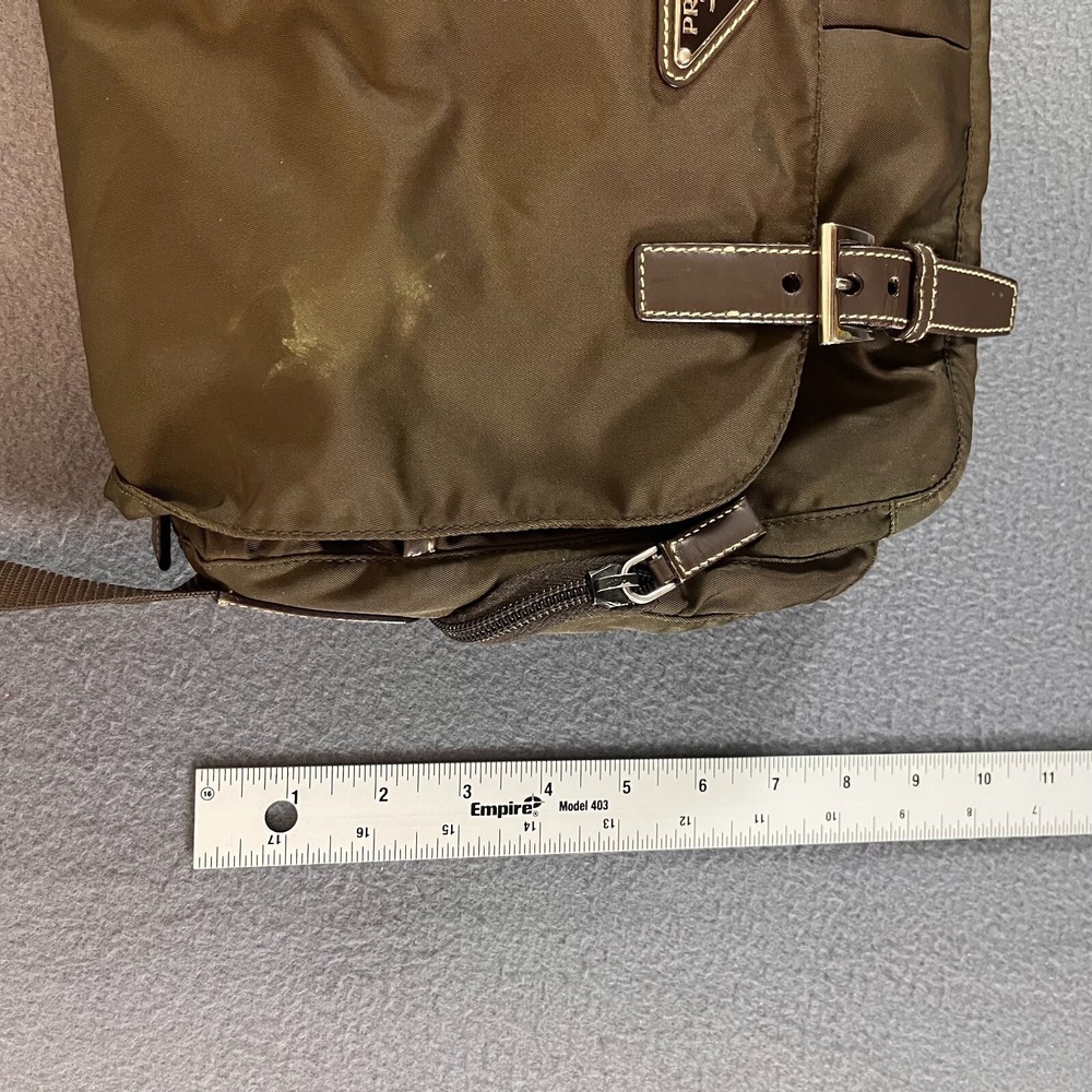 PRADA Shoulder Bag Crossbody Messenger Bag Shoulder Bag Nylon Triangle Logo Uni - Picture 16 of 16